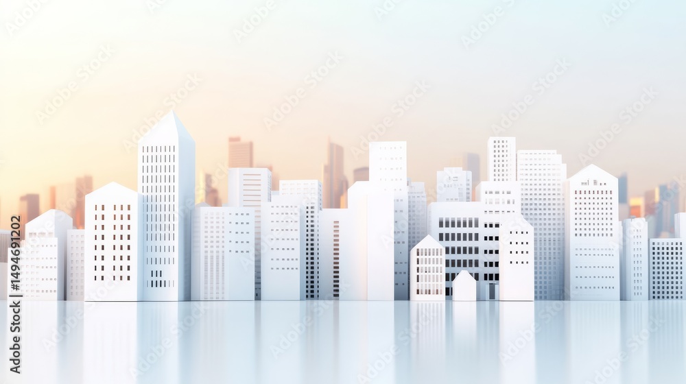 Paper Cityscape Minimalist White Building Illustration, Urban Development, Architecture Urban Planning, Cityscape Paper Cityscape Minimalist White Building Illustration, Urban Development, Architecture Urban Planning, Cityscape