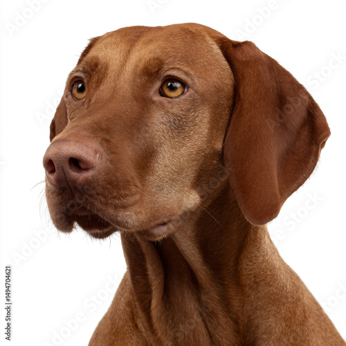 Wallpaper Mural a brown dog with a white background Torontodigital.ca