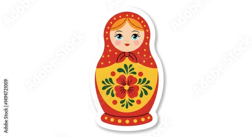 Matryoshka Doll Sticker
