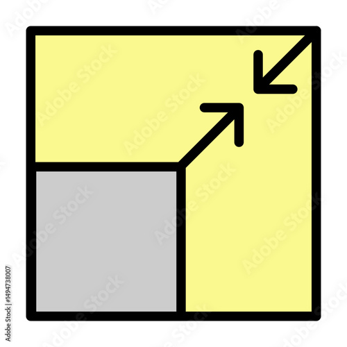 Size Edit Vector Filled Icon Design