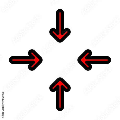 Focus Vector Filled Icon Design