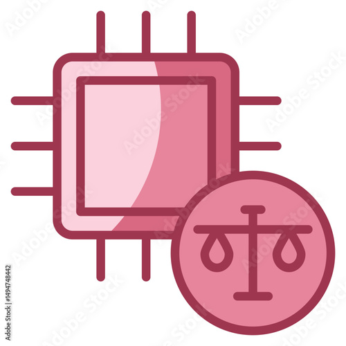 Ai Ethics Icon Element For Design