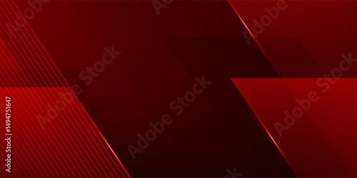 Modern abstract dark red gradient illustration background with 3d look and simple pattern. cool design and luxury.Eps10 vector