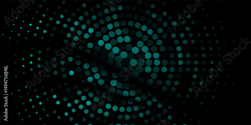 Dark Blue, Green vector red pattern of geometric circles, shapes. Colorful mosaic banner. Geometric background with colored disks.