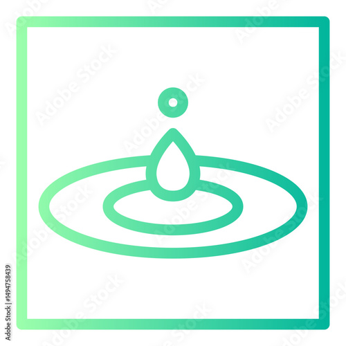 waterdrop gradient icon