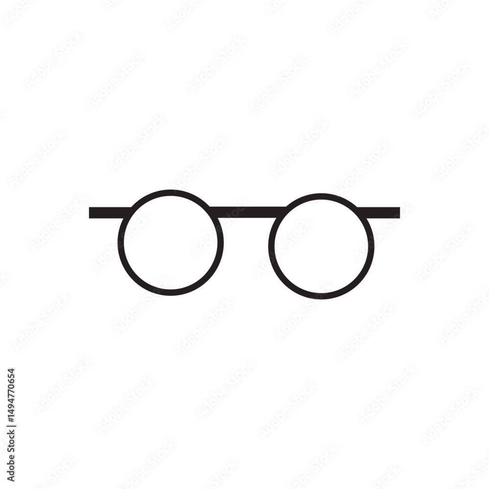 Fototapeta premium glasses icon