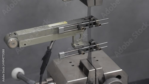 tensile test of a specimen
