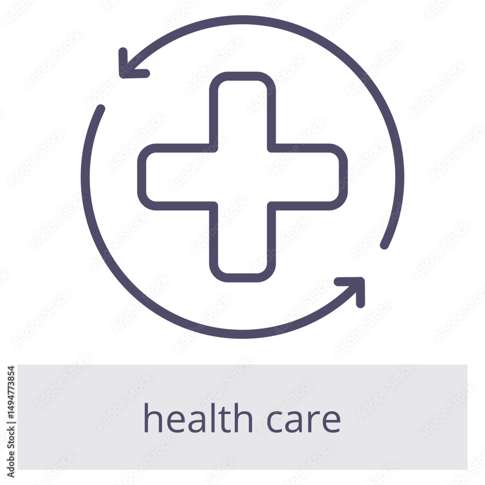 Fototapeta premium Healthcare Element For Design Graphic