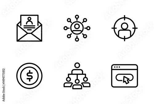 Hiring Process Line Icons. Recruitment, Job Application, Interview, Candidate Selection Vector Set