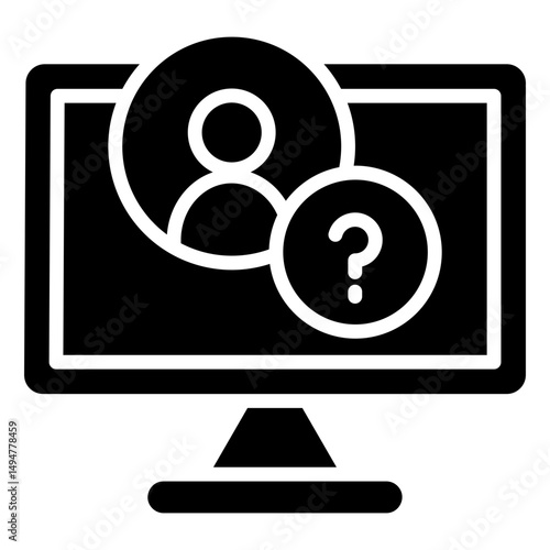 Online Anonymity Icon Element For Design