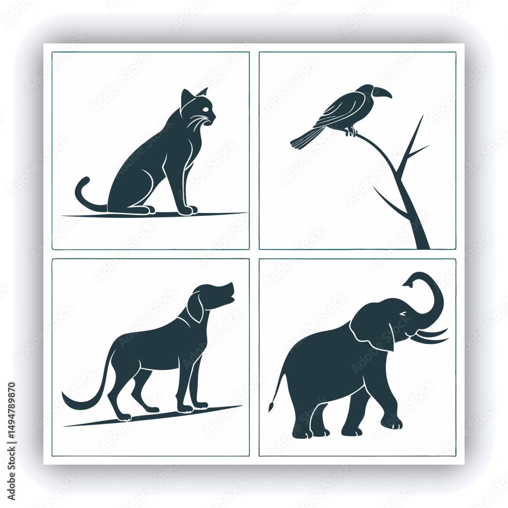 Obraz premium Banner with paper cut rabbit ears, eggs and spring grass, blue sky background, papercut craft art. Place for text. Happy Easter day sale concept, bunny field, flower camomile. Cartoon cute poster