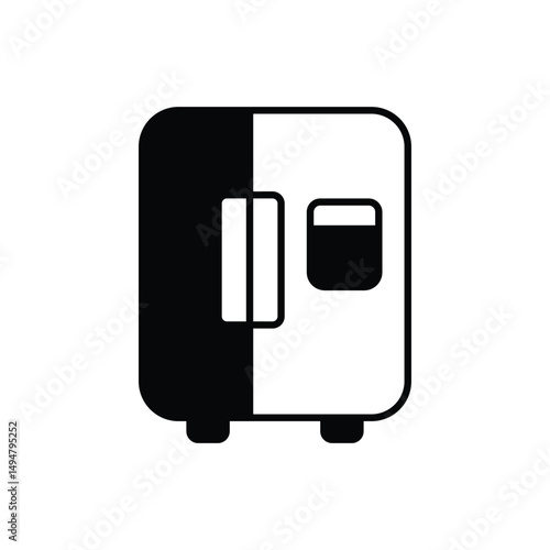 Home Fridge Vector icon