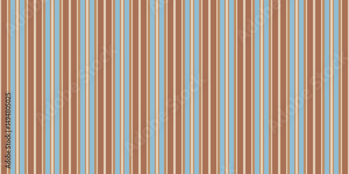 Elegant vertical stripes in muted earth tones create a sophisticated and versatile design.