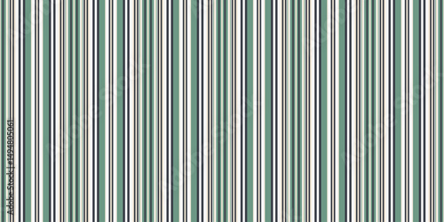 Elegant vertical stripes in muted greens, greys, and whites create a sophisticated, minimalist pattern.