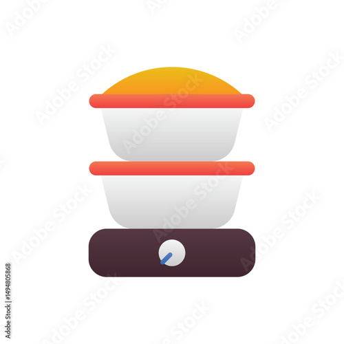 Double Boiler Vector icon