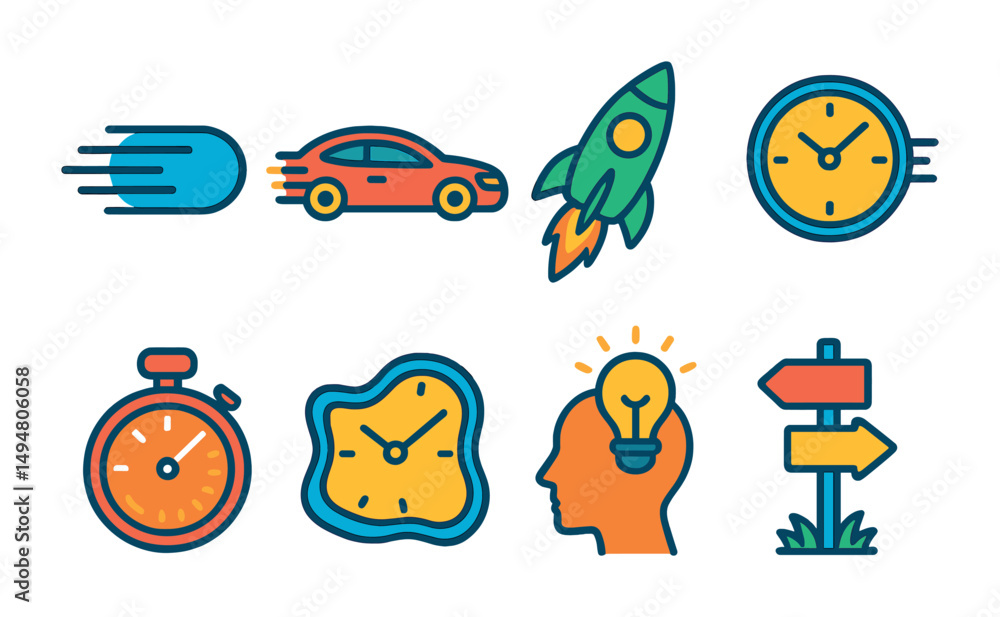 Business and success linear icons set – outline, filled, achievement and growth symbols Business and success linear icons set – outline, filled, achievement and growth symbols