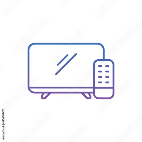 Tv Remote Vector icon
