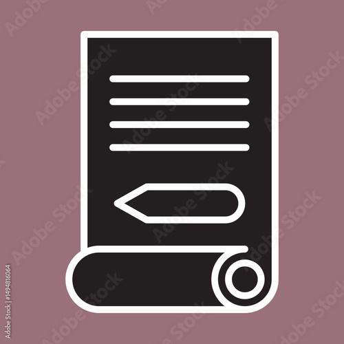Manuscript Paper icon design