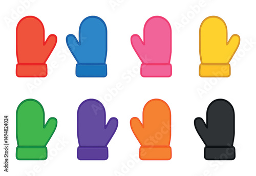 Shopping and retail flat icons set – marketplace, commerce, consumer goods design