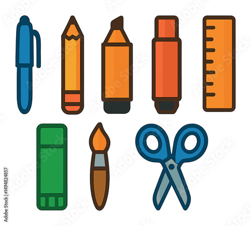 Hotel and hospitality icons set – linear, outline, travel and service symbols