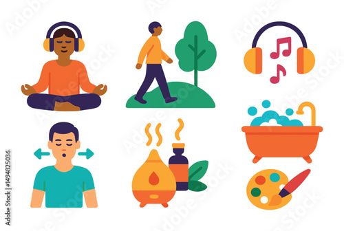 Farm and agriculture icons set – flat, filled, farming and rural life symbols