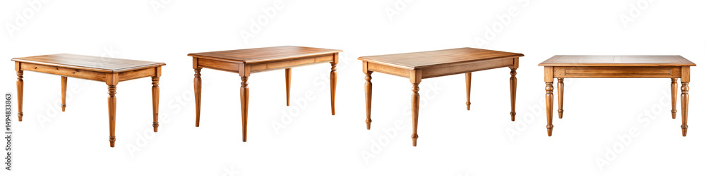 A collection of classic wood dining tables A collection of classic wood dining tables