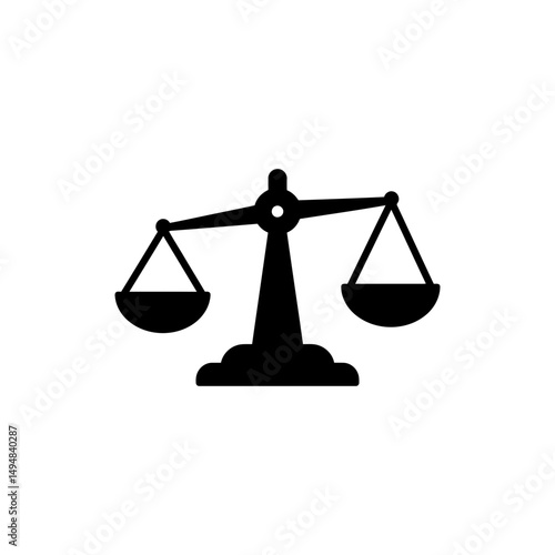 Scale Tipping Downward to the Left Indicating Decrease