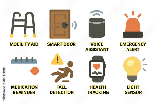 Education and learning flat icons set – academic, school, study symbols
