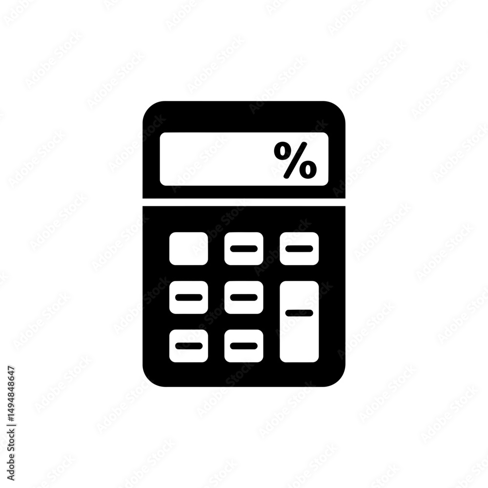 Calculator with Percent Display for Financial Analysis Calculator with Percent Display for Financial Analysis