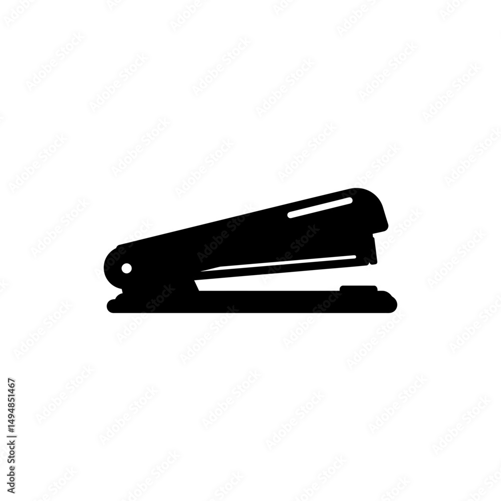Stapler Viewed from Front for Office Document Stapling Stapler Viewed from Front for Office Document Stapling