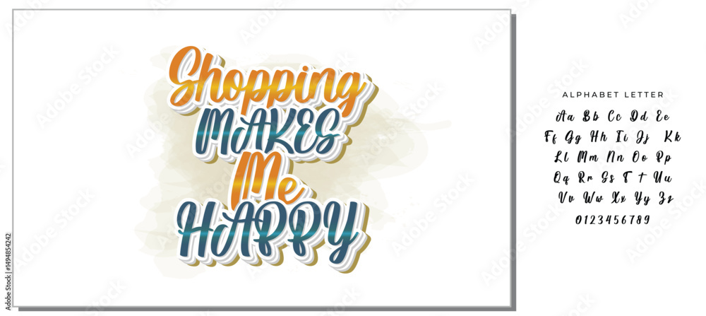 shopping makes me happy Letter quote shopping makes me happy Letter quote