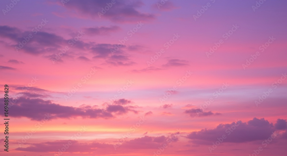 Obraz premium Colorful sunset sky