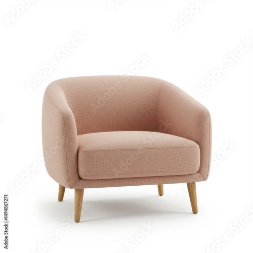 modern sofa isolated on white background