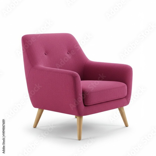 modern sofa isolated on white background