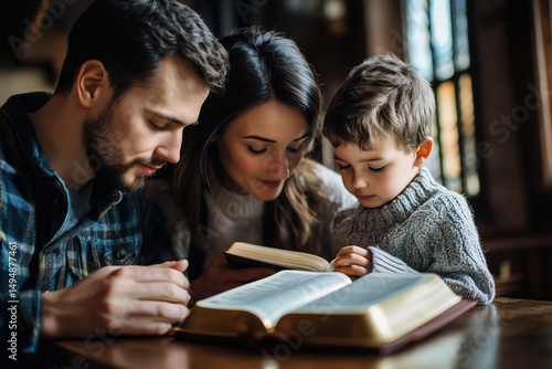 Children's and parent prayed for faith.