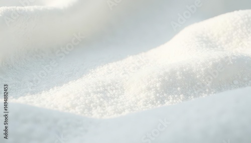 Close-up of pristine white surface, perfect for showcasing products, backdrop, photography, crisp