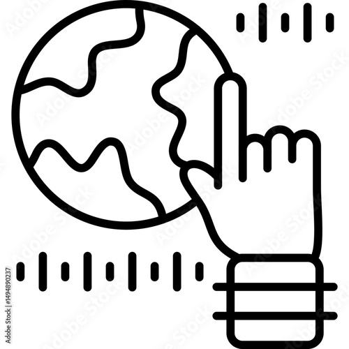 Internet Icon Vector Element