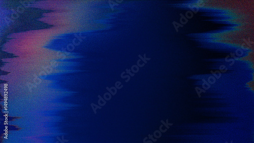 Abstract Glitch Wave Background – Futuristic Digital Noise Texture in Blue and Purple