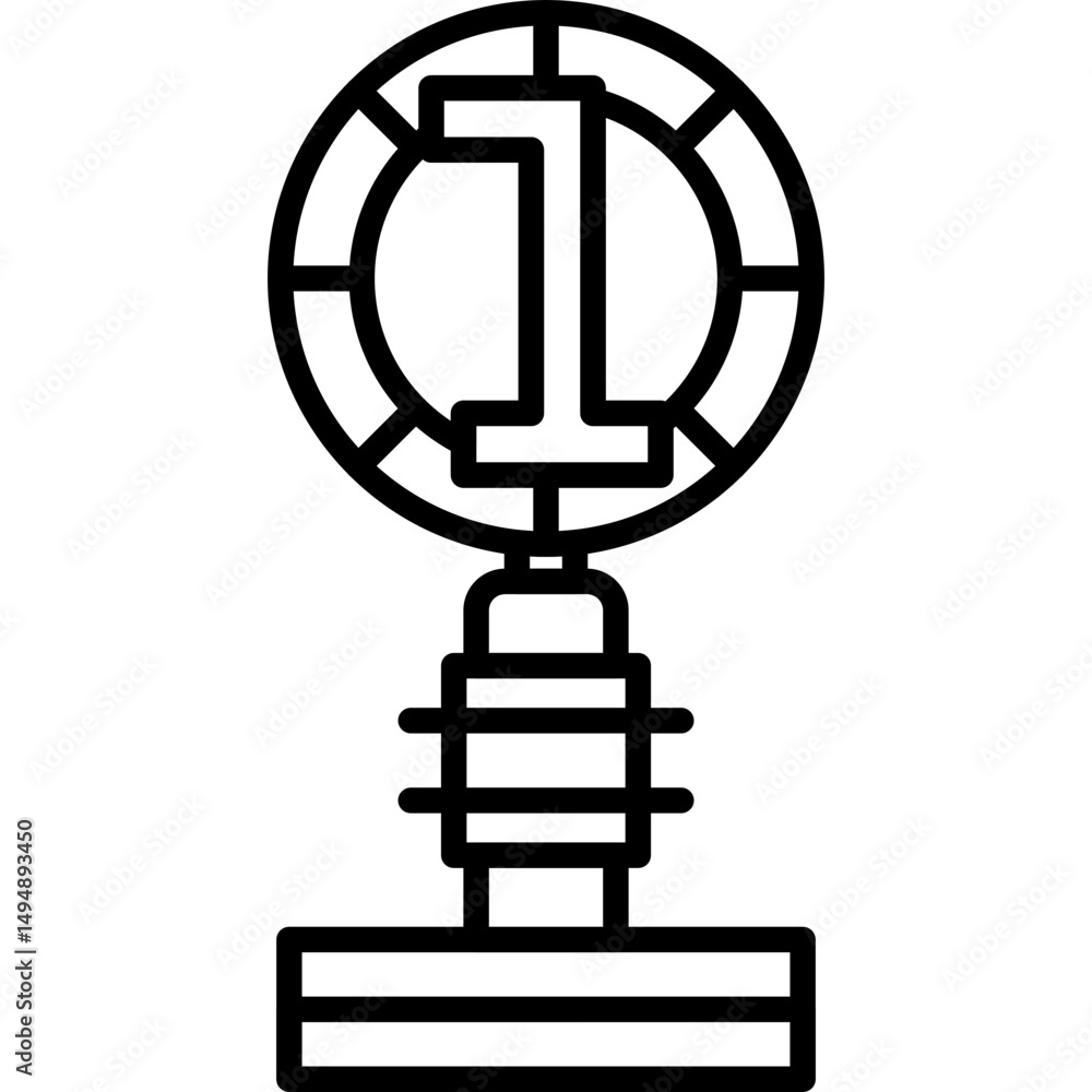 Trophy Icon Vector Element