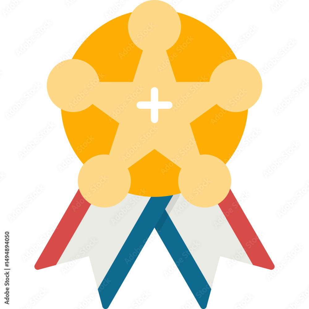 Fototapeta premium Medal Icon Vector Element