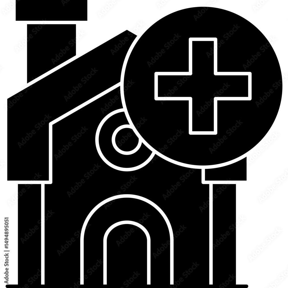 Fototapeta premium House Icon Vector Element