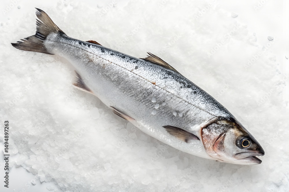 Fototapeta premium fish on ice