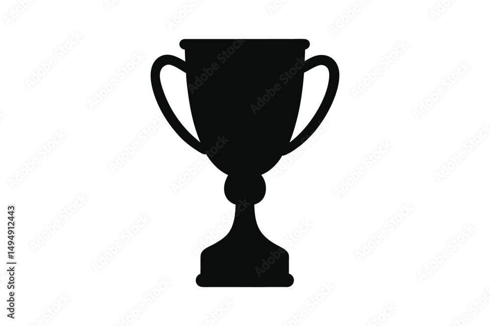 Trophy cup Silhouette Vector bundle illustration, Winner trophy cup silhouette Trophy cup Silhouette Vector bundle illustration, Winner trophy cup silhouette