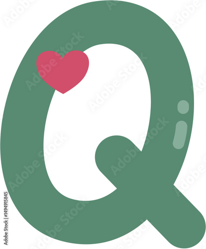 Wallpaper Mural Q capital letter alphabet  Torontodigital.ca