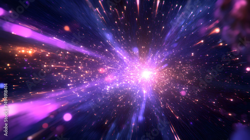 Wallpaper Mural Warp Particle Effects Torontodigital.ca