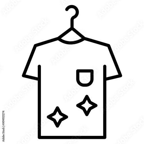 Clean Clothes Vector Icon