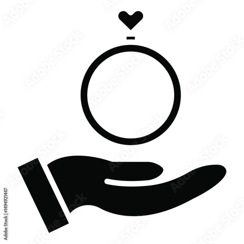 Ring in Hand Icon