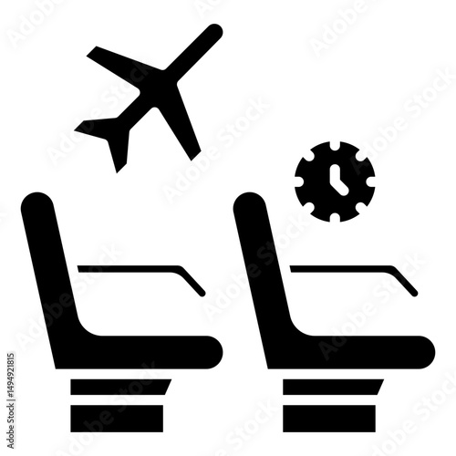 Airport Waiting Room Icon