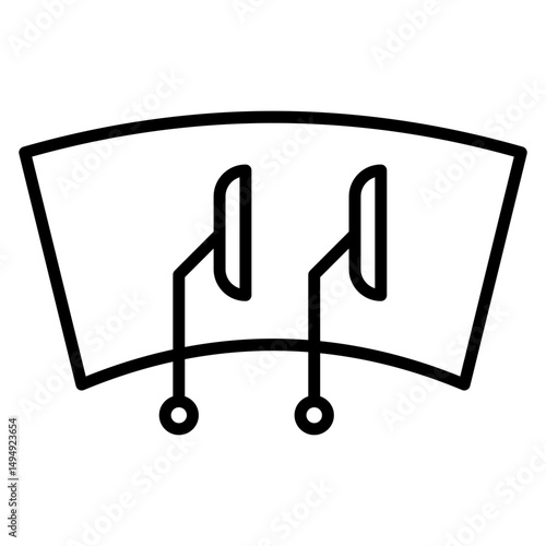 Wiper Vector Icon