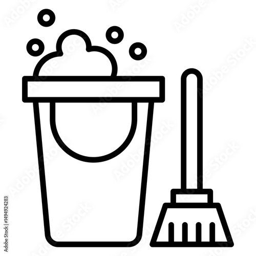 Cleaning Vector Icon